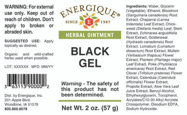 Energique BLACK GEL 2 oz