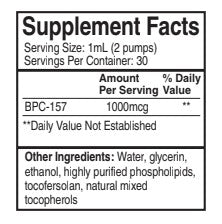 Quicksilver BPC Peptide (COLD SHIP)