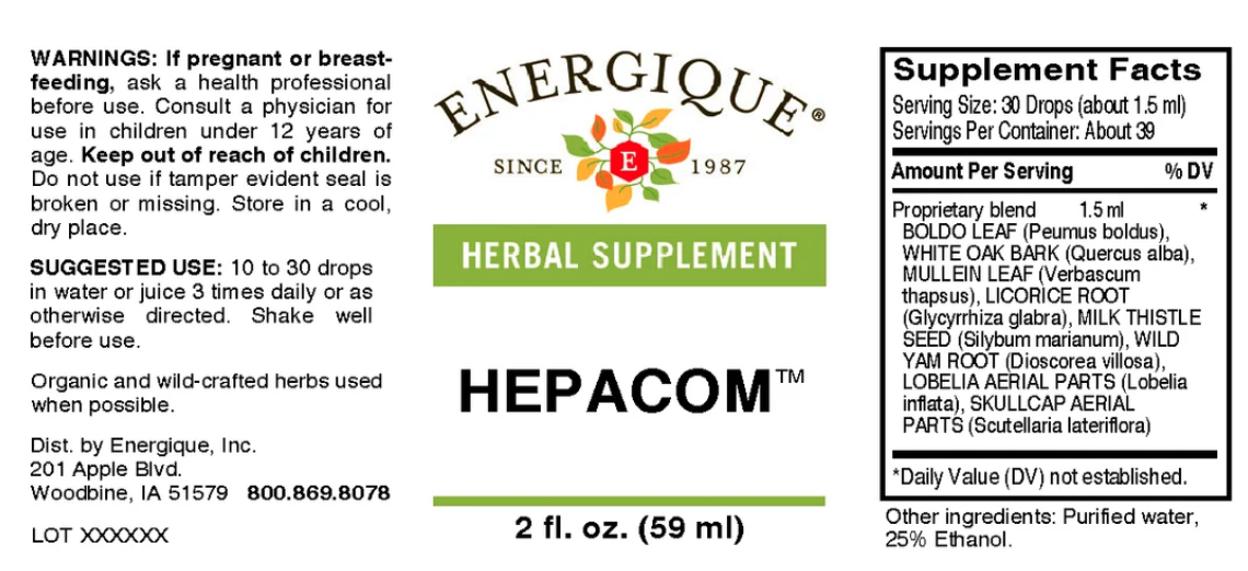 Energique HEPACOM 2 oz Herbal