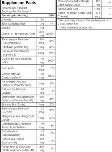 Trace Minerals Stamina Pwdr Mixed Ber 30 pk