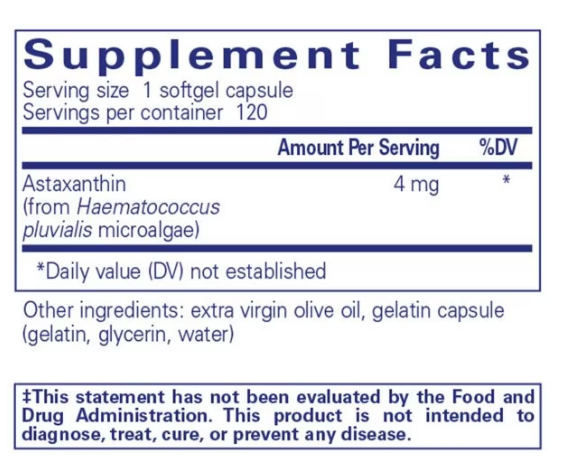 Astaxanthin (120 CAPS)