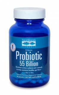 Trace Minerals Probiotic 55 Billion 30cap