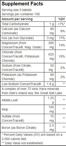 Trace Minerals Trace Minerals 300 tab