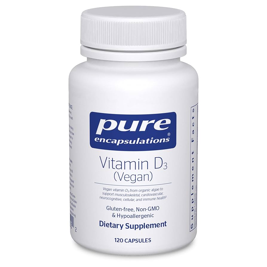 Pure Vitamin D3 120 caps (Vegan)