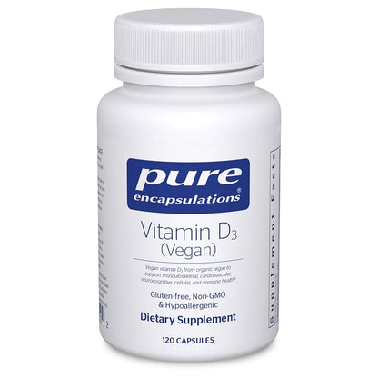 Pure Vitamin D3 120 caps (Vegan)