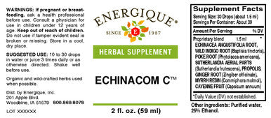 Energique ECHINACOM C 2 oz Herbal