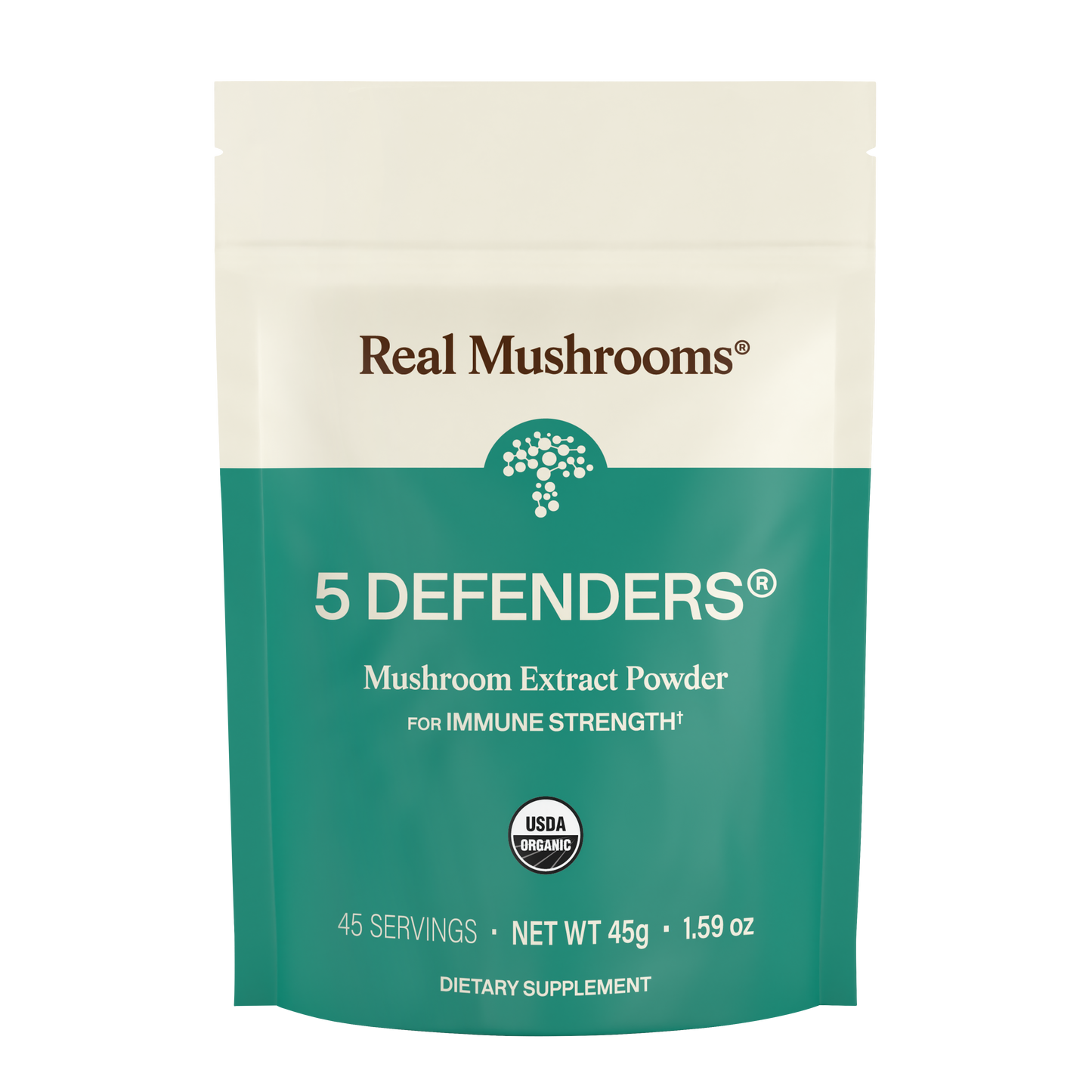 5 Defenders Organic Mushroom Bulk Powder