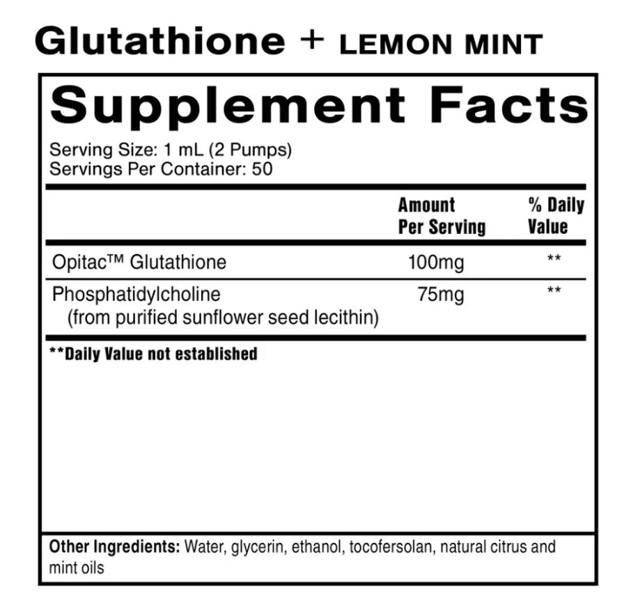 Glutathione + Lemon Mint (COLD SHIP)