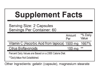 Vitamin C Alka-C Capsules (120 ct)