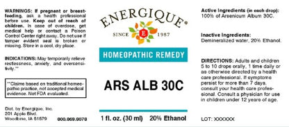 Arsenicum Album 30C 1 oz