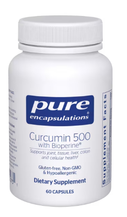 Curcumin 500 with Bioperine (60 Capsules)
