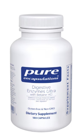 Digestive Enzymes Ultra w/Betaine HCL (180 Capsules)