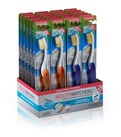 Mouthwatchers Travel Toothbrush - 24 Count