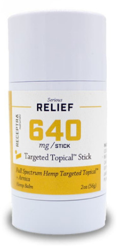 Serious Relief + Arnica CBD hemp Targeted topical™ Stick