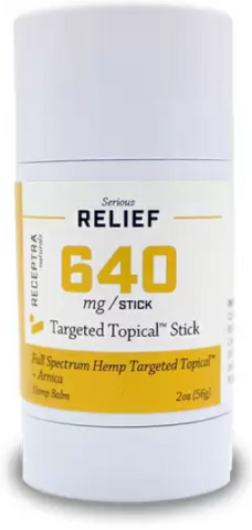 Serious Relief + Arnica CBD hemp Targeted topical™ Stick